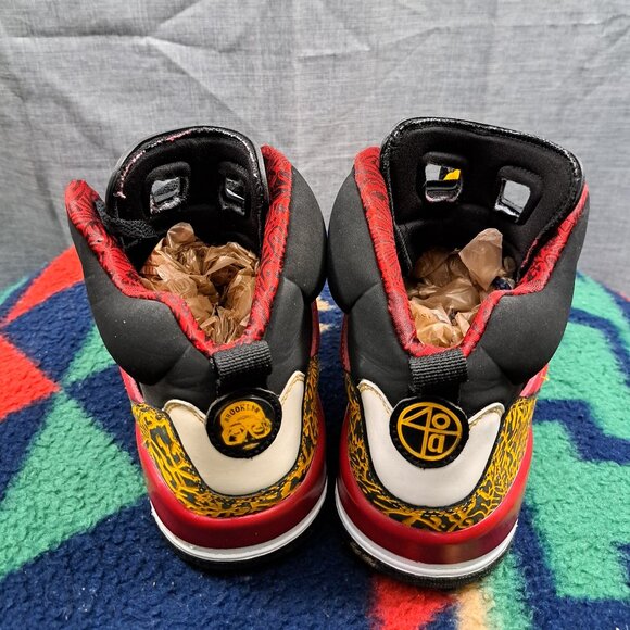 Size 10.5 - Air Jordan Spizike Kings County for sale online  %Nike Air Jordan Spizike Retro Kings County Mens Black Red SZ 10.5  AJ14